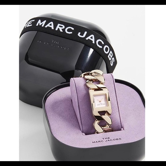 marc jacobs pink chain watch 22 mm - Picture 2 of 3